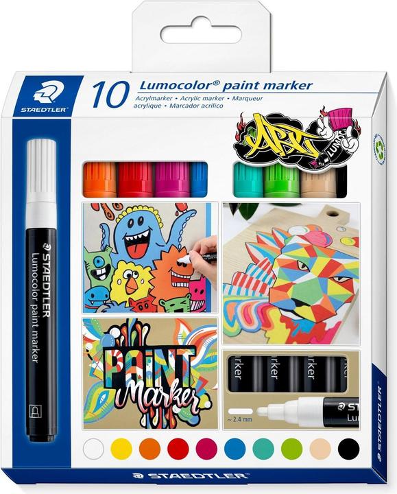Produktbild Staedtler Lumocolor (Mehrfarbig, 2.40 mm, 10 x)