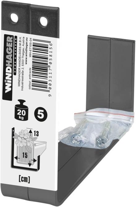 Produktbild Windhager Blumenkasten-Halter Wand