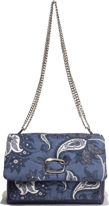 MM33 Carre on blue paisley