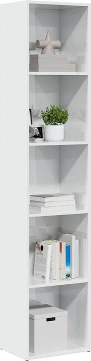 Immagine prodotto VidaXL Libreria bianca lucida 40x30x189 cm in legno (40 x 30 x 189 cm)