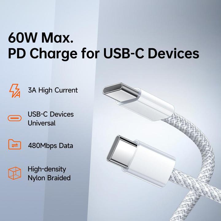 Image du produit Mcdodo Câble de charge USB-C vers USB-C (1 m, USB 3.2 Gen 1, 60 W)