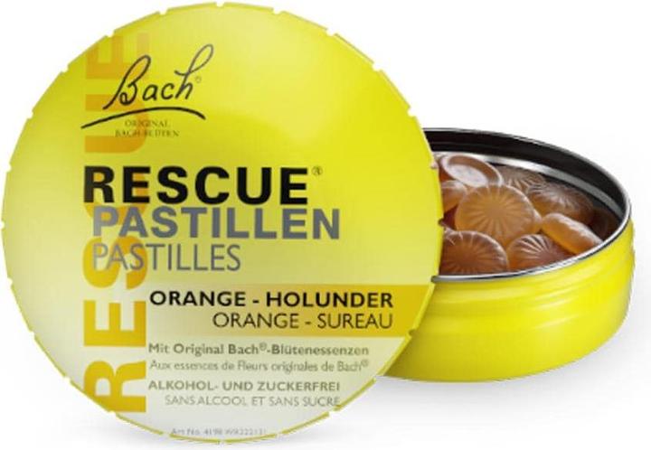 Actual product image Bach Rescue Pastilles orange (1 Piece, Dragée, 50 g)