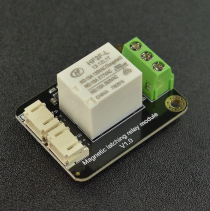 Actual product image DFRobot Gravity Magnetic Latching Relay 3.3V-5V