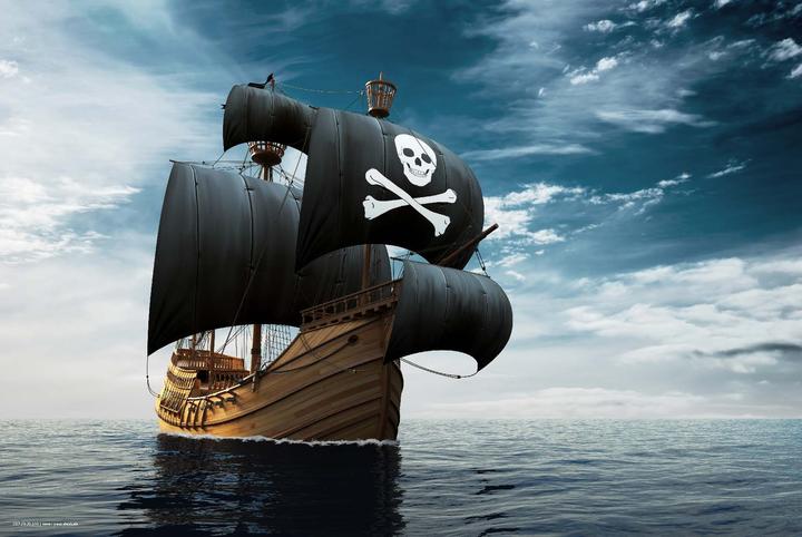 Produktbild CoverYourDesk Schreibtischunterlage Piratenschiff