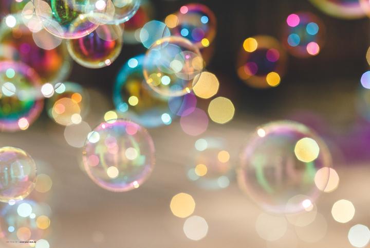 Actual product image CoverYourDesk Shimmering soap bubbles