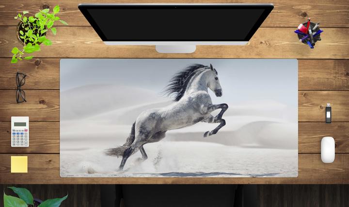 Actual product image CoverYourDesk White horse