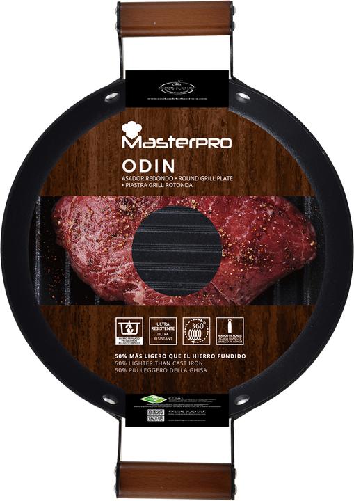Immagine prodotto MasterPRO Piastra per grigliare (32 cm, Padella per paella, Ferro)