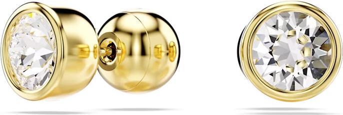 Actual product image Swarovski Imber stud earrings round cut white gold (Swarovski Metal)