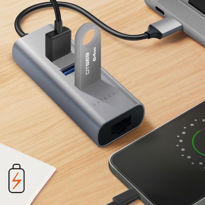 Image du produit Satechi ST-TC2N1USB31AM (USB-C, 1000 Ports)