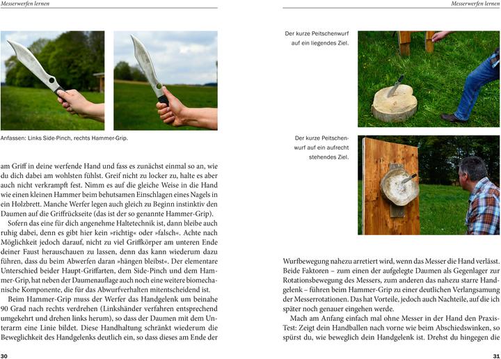 Actual product image Messerwerfen wie die Profis - mit Axtwerfen (German, Peter Kramer, 2018)