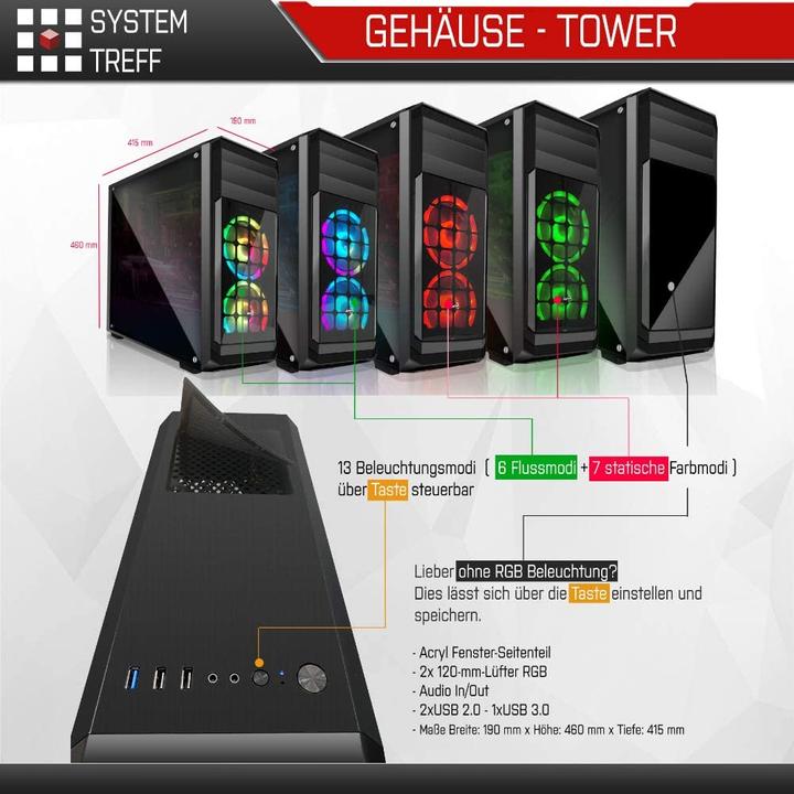 Produktbild Systemtreff Gaming PC