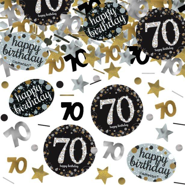 Image du produit Amscan Confettis 70 Ans "Joyeux Anniversaire