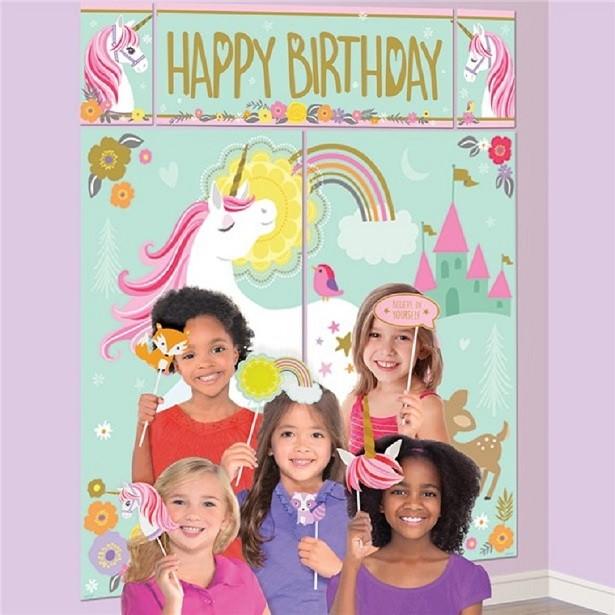 Image du produit Amscan Accessoires photo Anniversaire Licorne