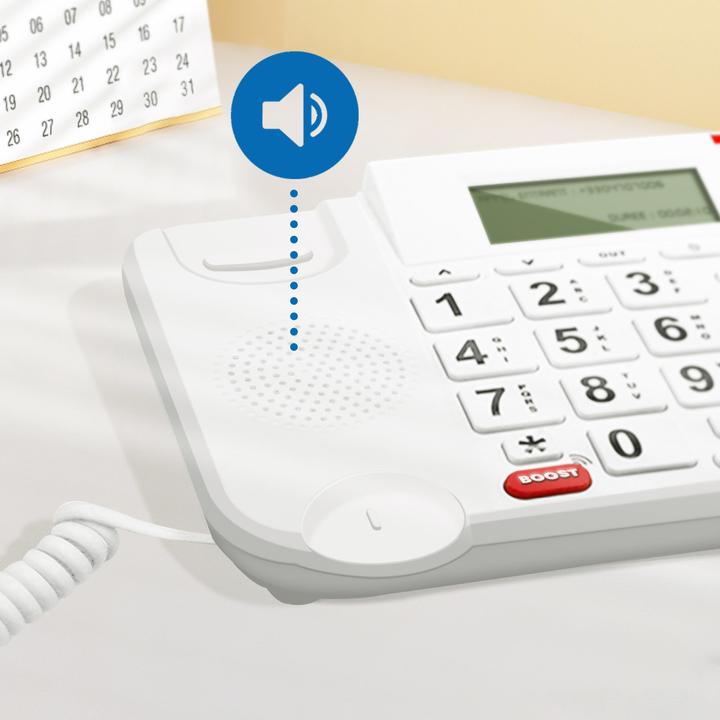 Actual product image Geemarc DALLAS 20 Large-button telephone white