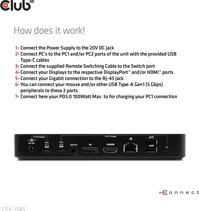 Image du produit Club 3D CSV-1585