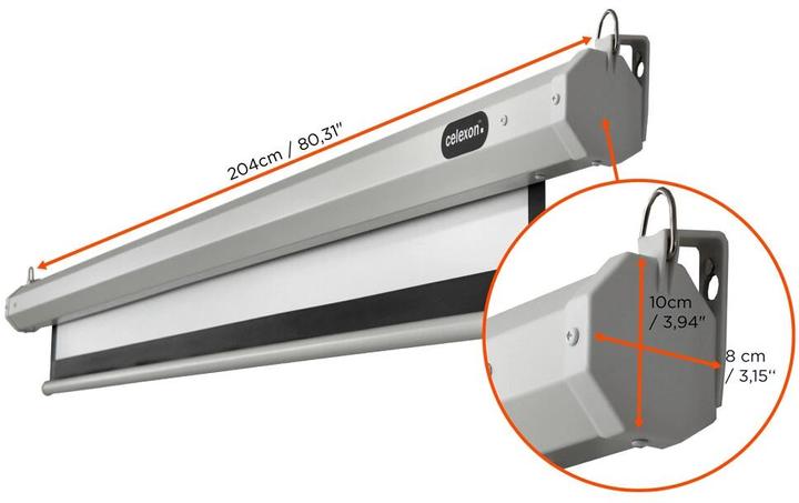 Actual product image Celexon Motor Economy, Canvas, 1:1 (100.24", 1:1)