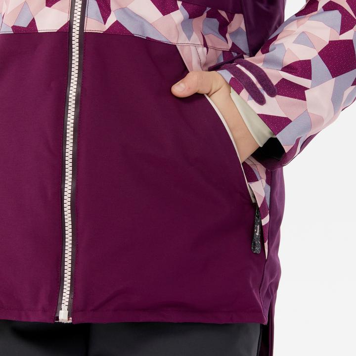Produktbild Wedze Snowboardjacke Kinder - SNB 500 Camouflage lila (128)