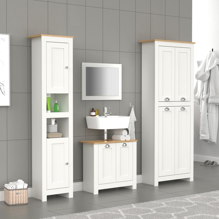 Produktbild VCM Holz Badmöbel Diele Bad Schrank Balusa