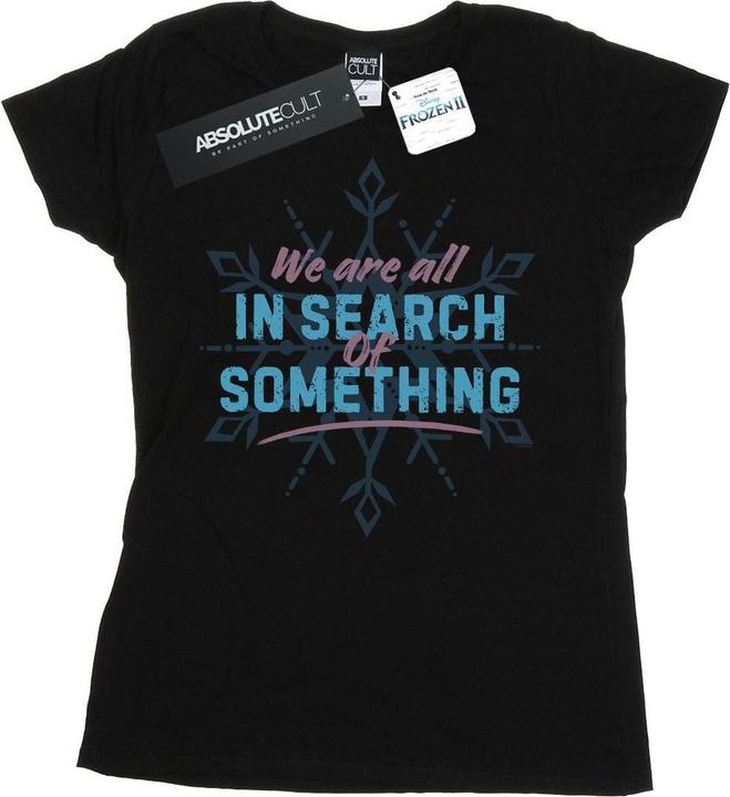Actual product image Disney Womens/Ladies Frozen 2 All In Search Of Something Cotton T-Shirt (L)