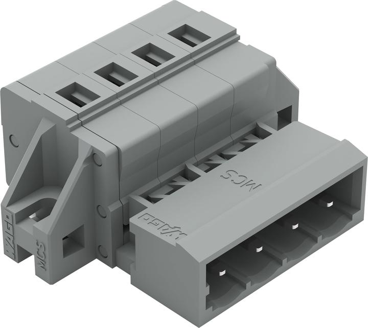 Image du produit Wago Connecteur mâle (standard) Nombre total de pôles 4 231-604/019-000 Pas : 5 mm 50 pcs