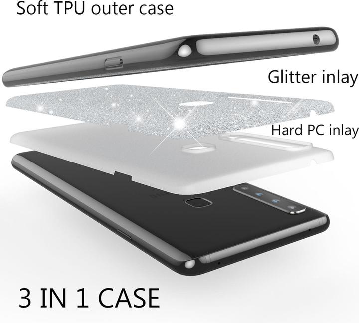Produktbild Nalia Glitzer Hülle (Samsung Galaxy A9 (2018))
