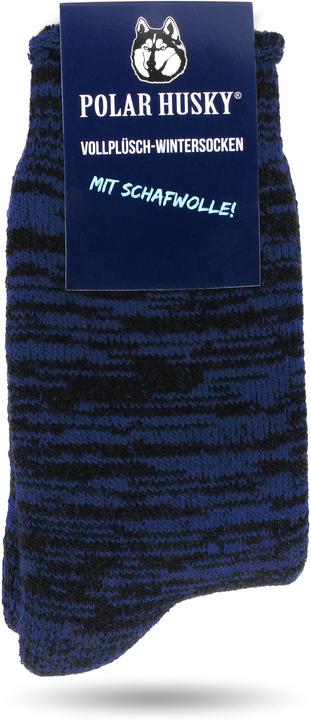 Actual product image Polar Husky Farbige Vollplüsch-Socken mit Wolle (Single pack, 47 - 50)