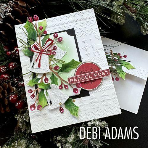 Produktbild Sizzix Multi-Level Texture Fades Prägefolder - Weihnachten by Tim Holtz