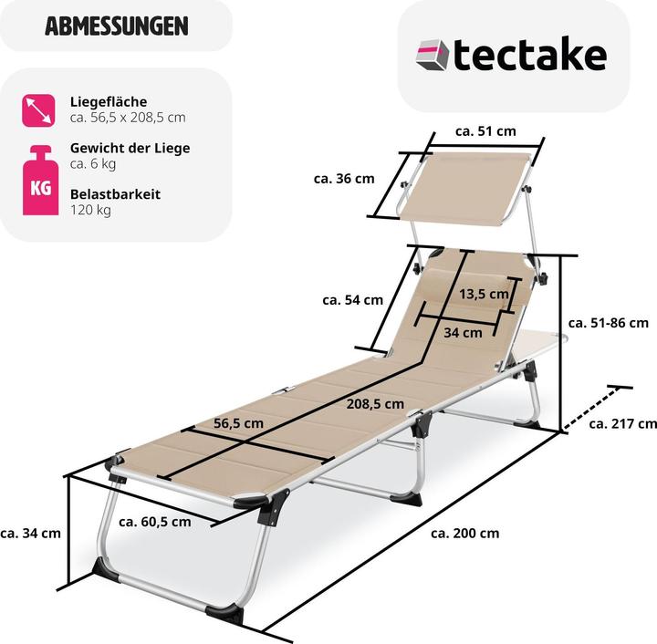 Produktbild tectake Lorella (198 cm)