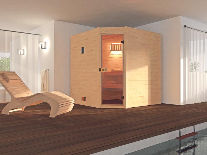 Weka Holzbau MH-Ecksauna 539 GT Gr.2 (Ohne Ofen)