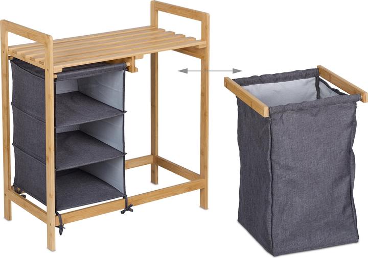 Actual product image Relaxdays Wäschekorbregal (35 l)