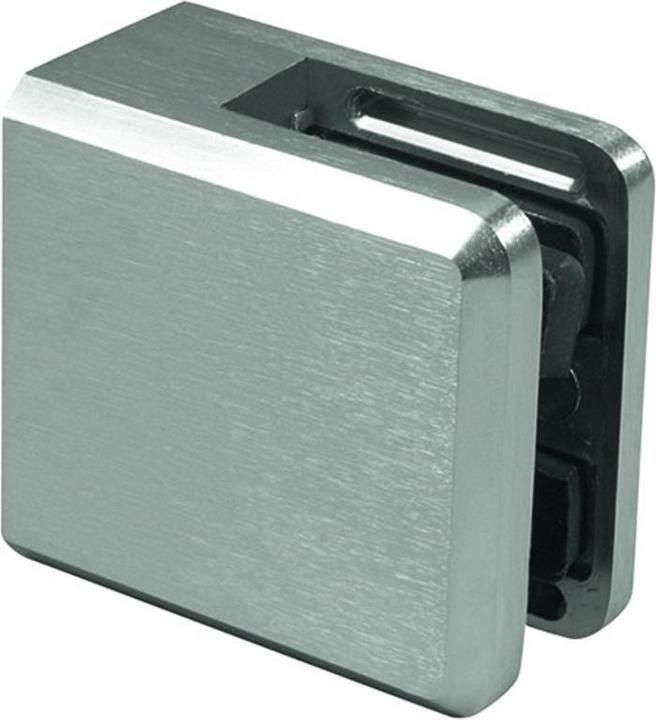 Actual product image Pauli+Sohn Glasklemmen 48x45, 8-12.76mm,V2A eckig (4 pcs.)