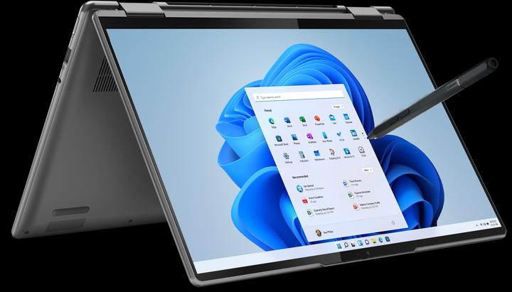 Actual product image Lenovo Yoga 7 82QF0046GE - 14-inch 2.8K OLED Touch, Ryzen 5 6600U, 16GB RAM, 512GB SSD, Digit (14", AMD Ryzen 5 6600U, 16 GB, 512 GB, DE)