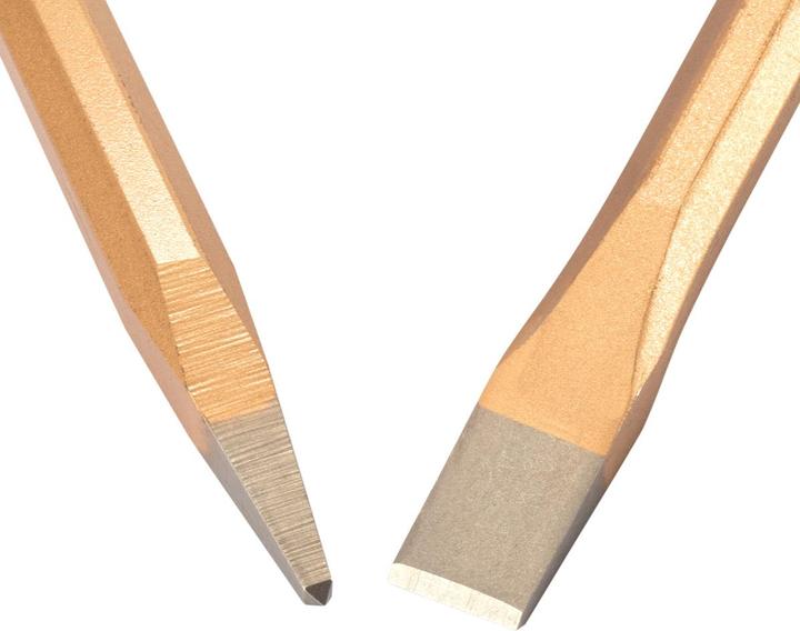 Produktbild Stahlwerk Flachmeissel / Spitzmeissel 2er Set Gold 300 mm Handmeissel
