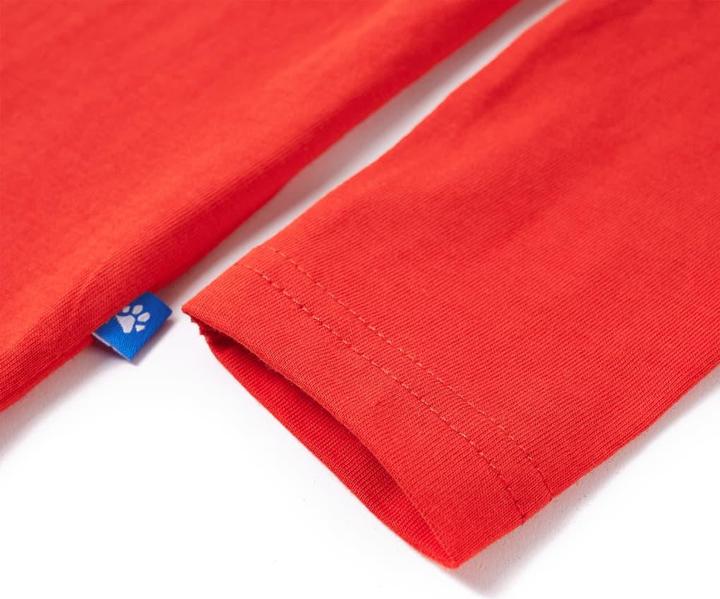 Produktbild VidaXL Kinder-Langarmshirt Rot 140,Material: 100 % Baumwolle,Farbe (140)