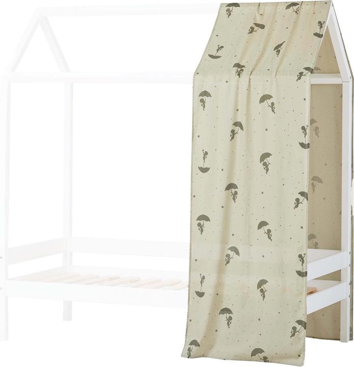 Immagine prodotto Hoppekids Sandman (Ole Lukoie) Tenda per letti a casetta 70x160 cm, Verde