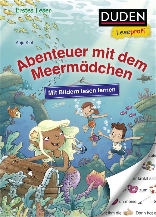 Produktbild Duden Leseprofi – Mit Bildern lesen lernen: Abenteuer mit dem Meermädchen (Deutsch, Anja Kiel, Alexandra Langenbeck, 2022)