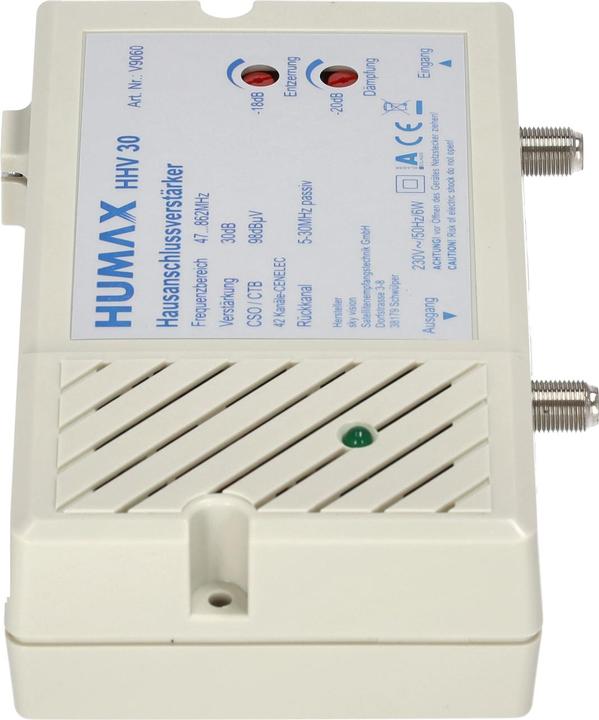 Produktbild Humax Mehrbereichsverstärker HHV 30 HAUSVEÄRKER 20/30DB (Verstärker)