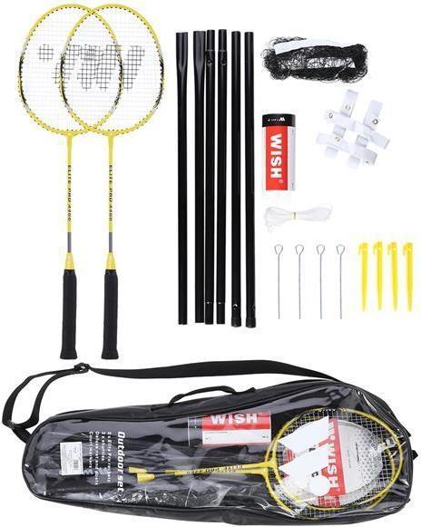 Image du produit Wish Formula Nils Badminton racket set Wish ALUMTEC 4466, yellow