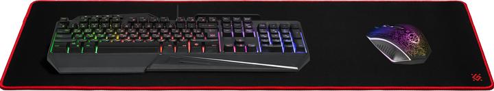 Image du produit Defender 50561 Tapis de souris de jeu Noir, rouge