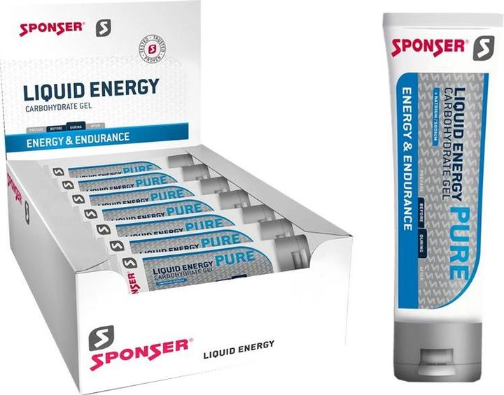 Actual product image Sponser Liquid Energy 18 x 70g (Neutral, 18 pcs., 1360 g)