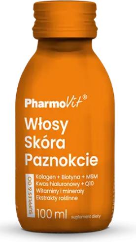 Actual product image Pharmovit Shot Collagen For Hair, Skin, Nails Gluten Free (Supples &Go) (100 ml)