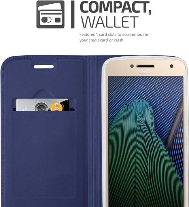 Image du produit Cadorabo Book Classy Style Cover (Motorola Moto G5 Plus)