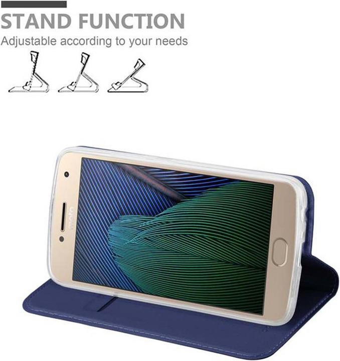 Image du produit Cadorabo Book Classy Style Cover (Motorola Moto G5 Plus)