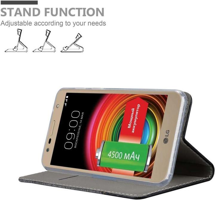 Produktbild Cadorabo Book Jeans Optik Hülle (LG X Power 2)
