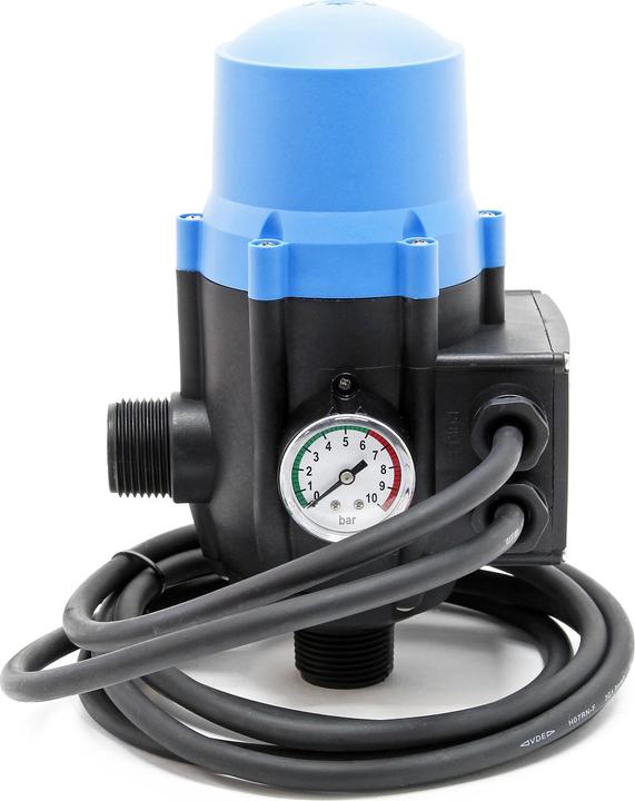 Actual product image Wiltec Pressure Switch EPC-2 230V with 2 Cables for Domestic Waterworks & Pumps with Dry-Run Protection (Domestic water pump)