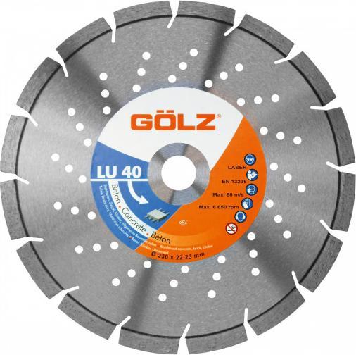 Image du produit Golz Disque diamant pour béton LU40 180x22.2mm