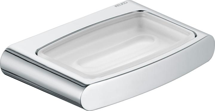Produktbild Keuco Seifenschale mit Halterung Elegance 11655019000 verchromt Echtkristall mattiert