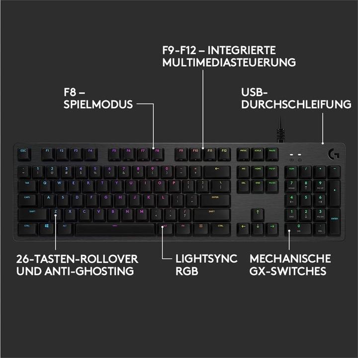 Actual product image Logitech G G512 (CH, Cable)