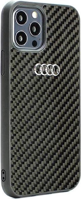 Produktbild Audi Carbon Fiber iPhone 12/12 Pro 6.1" czarny/black hardcase AU-TPUPCIP12P-R8/D2-BK (Apple iPhone 12)