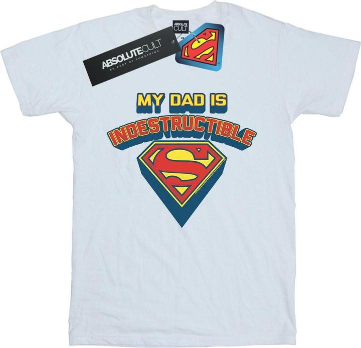 Produktbild Superman My Dad Is Indestructible TShirt Jungen (152, 158)